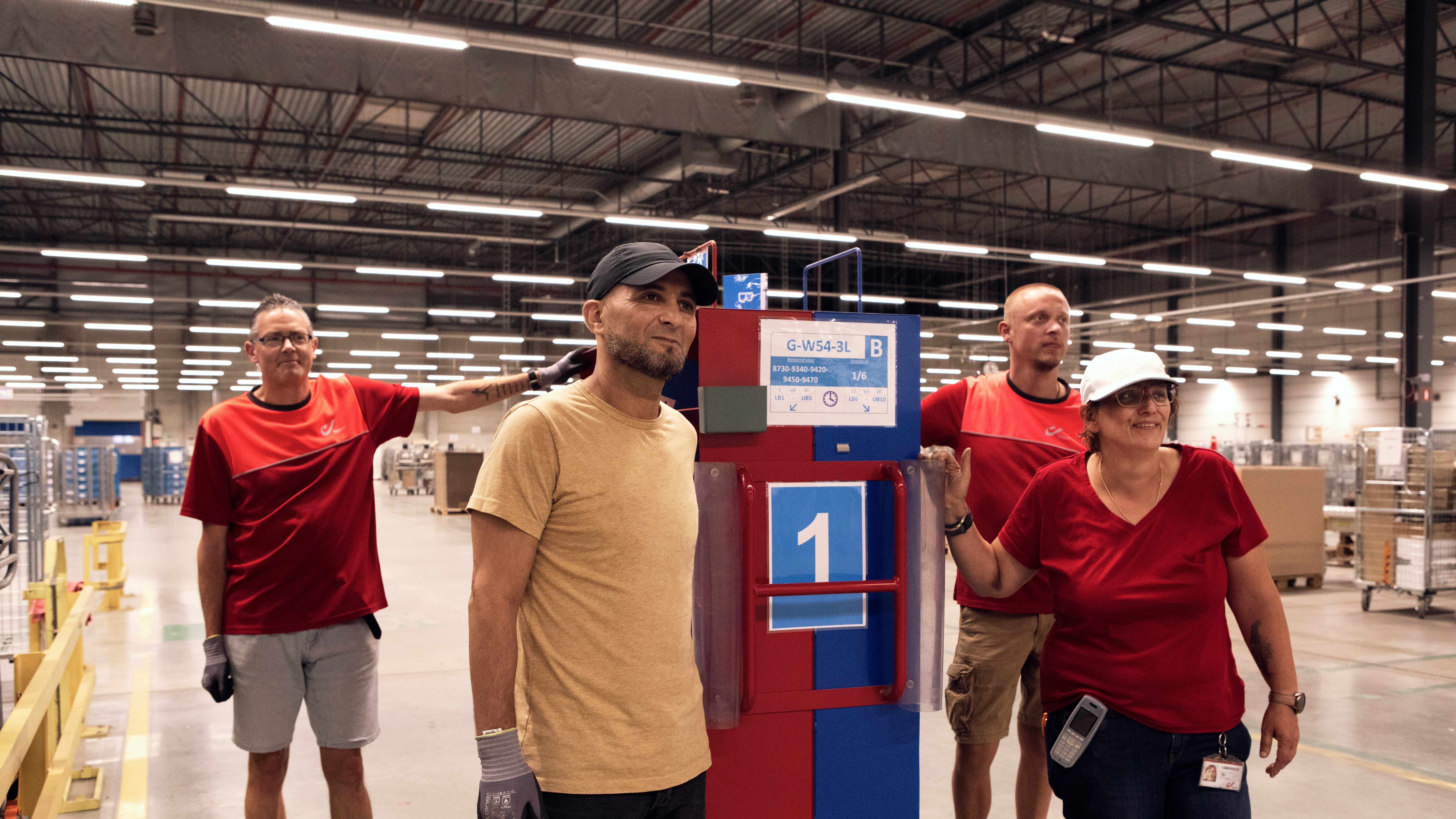 Sorting center employee