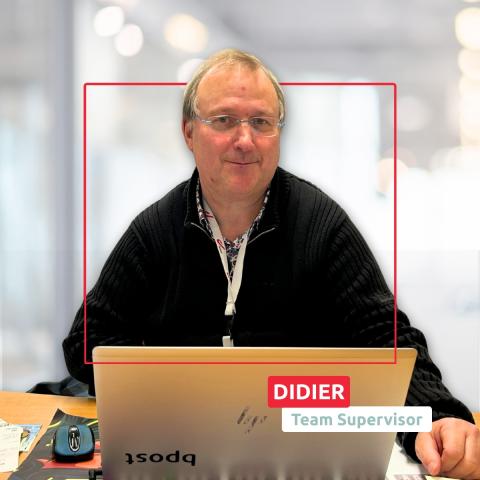 [FR/NL] Depuis 1978, Didier accompagne les colis et les lettres. D’abord facteur, aujourd’hui re