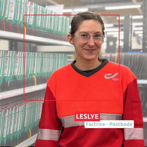 [FR/NL]
Faites la connaissance de Leslye 👋
Depuis 15 ans, elle travaille chez bpost à Charlero
