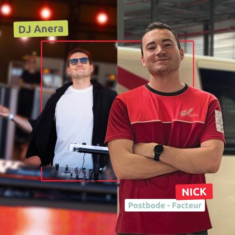 [NL/FR]
🎧 Nick, overdag postbode in Aarschot, ’s nachts DJ @anera_official .
Nick Andries comb