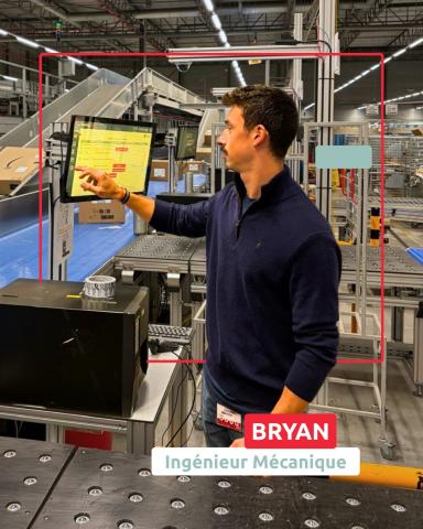 ⚙️Bryan a rejoint bpost en janvier 2025 en tant qu’ingénieur mécanique. Basé principalement