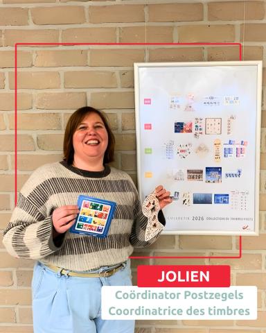[NL/FR]
📮 Dit is Jolien, het creatieve brein achter heel wat van onze postzegels. Na 20 jaar bij 