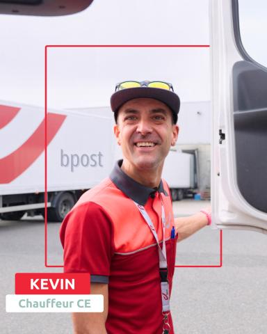 [NL/FR]
🚛 Na zeven jaar als postbode koos Kevin voor een nieuwe uitdaging. Via Bpost haalde hij z